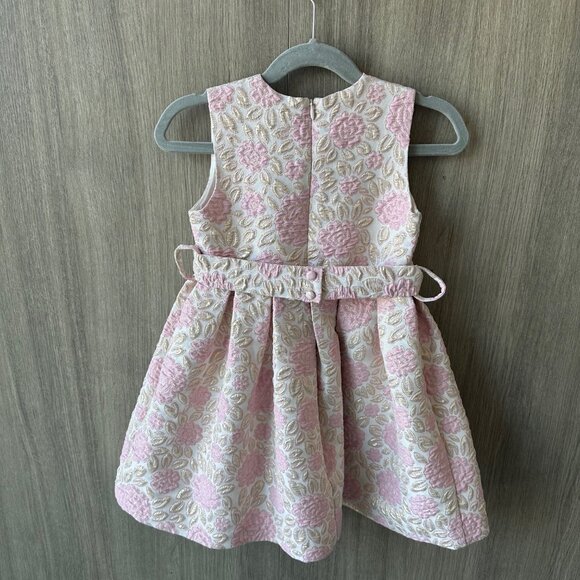 Rachel Riley Holiday Party Dress. Brocade. Size 3 - Picture 3 of 4